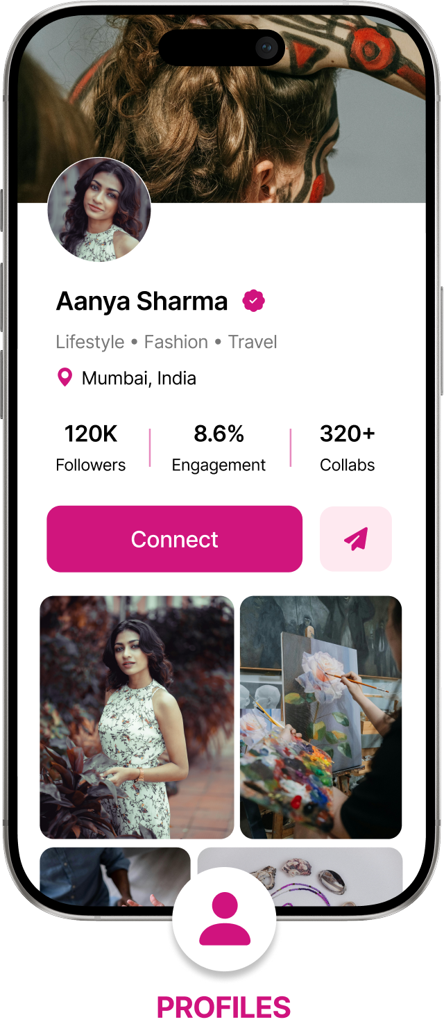 Profiles screen
